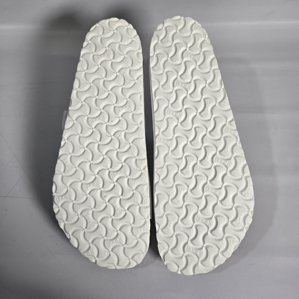 Birkenstock Arizona BS White Birko Flor Sandals Mens 13 NIB 46 EU ($117) - Picture 5 of 8